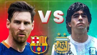 PRIME MESSI VS PRIME MARADONA(BARCELONA VS NAPOLI)