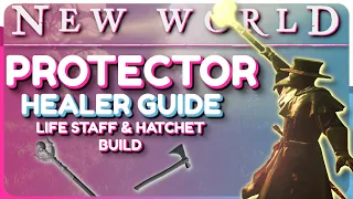 New World: OP HEALER Build Guide - Hatchet & Life Staff Build (PvE, Levelling)