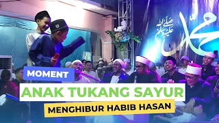 Moment Anak Tukang Sayur Menghibur Habib Hasan & Jamaah ( Mampang )