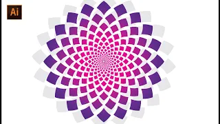 Creating a Spiral Flower using the Distort and Transform effect | Tutorial | Adobe illustrator