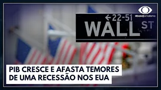 PIB dos Estados Unidos cresce acima do esperado | Jornal da Noite