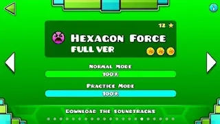 Hexagon Force Full Version by Hoaprox GD (Me) and more | Geometry Dash 2.11