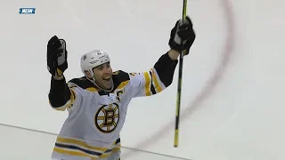 Zdeno Chara snaps home wrister for 200th career goal