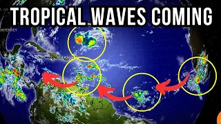 3 Tropical Waves Lining Up...