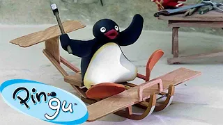 Pingu Becomes a Pilot 🐧 | Pingu - Official Channel | Cartoons For Kids