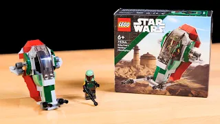 LEGO Star Wars Boba Fett's Starship Microfighter REVIEW | Set 75344