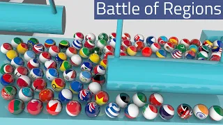 Countryballs Marble Race 3D | Battle of Regions