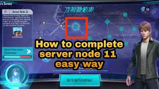 How to complete server node 11 of togusa's servey call of duty mobile | season 7