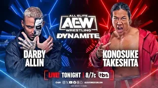 Konosuke Takeshita vs Darby Allin | AEW Dynamite