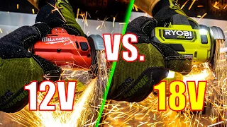 Milwaukee M12 vs Ryobi HP 3" Cut Off Saw Showdown [20,000 RPM]