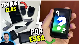 OneKey TOUCH - TROQUEI minhas carteiras por ela !!!  Unboxing e Tutorial! Melhor que Trezor e Ledger