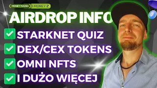 AIRDROP Info✅ ONFT + Starknet Quiz x3 + Zgarnij Tokeny Giełdowe! + Source AirDrop + NODy i L3 💸