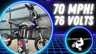 70 MPH Razor MX/ SX Hybrid! 76 Volts Of Power In a Kids "Toy!" This Should Not Be Legal!