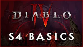 Ultimate Season 4 Basics Guide - Items, Leveling, Builds [Diablo 4 Basics]