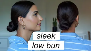 QUICK AND EASY SLEEK LOW BUN| Preet Aujla