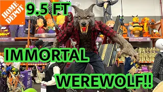 HOME DEPOT 2022 HALLOWEEN 9.5 FT IMMORTAL WEREWOLF IS HERE‼️