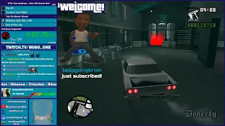 GTA San Andreas One HP OHKO Speedrun Part 3 - Hugo_One Twitch Stream - 1/3/2024