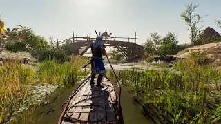 Relaxing Boat Ride through Baghdad | Assassin's Creed Mirage 4k