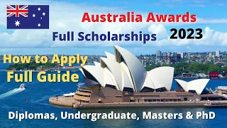 Australia Awards Scholarships 2023 HOW to APPLY
