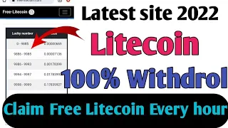 Claim free Litecoin Every hours | Claim free Unlimited Litecoin | Claim free Litecoin