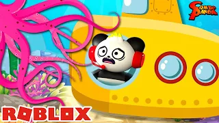 Escape Submarine Story in ROBLOX! Let’s Play with Combo Panda