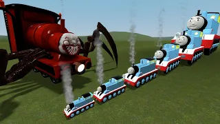 Big & Small CURSED Thomas the Train vs Choo-Choo Charles in Garry's Mod!
