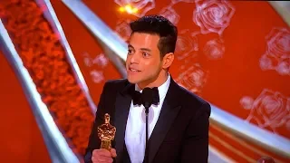 Rami Malek Wins Oscar For Best Actor (Oscars 2019)