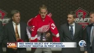 Red Wings pick 50-goal scorer Anthony Mantha in first round