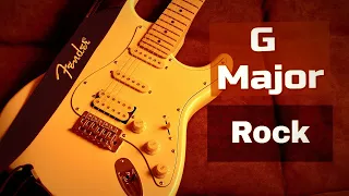 Cheerful Rock Backing Track in G Major (1645)