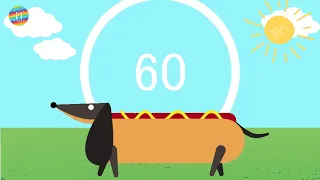 1 Minute Timer with Music - M+KIDS (Hot Dog)