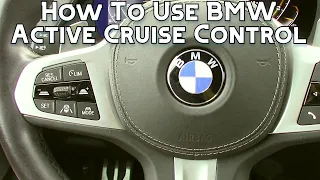 How To Use BMW Adaptive Cruise Control and Traffic Jam Assistant