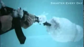 Калашников под водой Kalashnikov under water