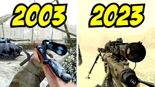 Evolution of Call of Duty Games 2003-2023
