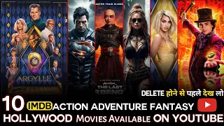 Top 10 Best Action and Adventure Hollywood Movies in Hindi dubbed|free hollywood movies