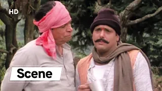 Govinda & Kader Khan Best Comedy Scene from Chhote Sarkar | Shilpa Shetty | Hindi Action Movie