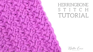 CROCHET: Herringbone Stitch | Bella Coco