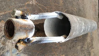 how to Make Diy water tools welding well drilling by hand tools