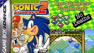 Sonic Advance 2 (GBA) Complete Playthough (All Chaos Emeralds, Cutscenes, No Deaths, Extra Zone)