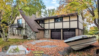 Extraordinary ABANDONED 70's Tudor House Hidden Way Out In The Country! (Pool, Boat & More) EXP.161