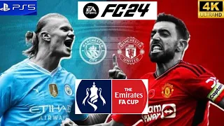 FC 24 - Manchester City vs. Manchester United - FA Cup 2024 Final | PS5™ [4K60]