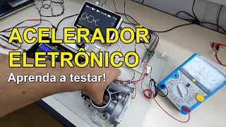 Como testar acelerador eletrônico - TBI ou corpo de borboleta