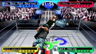 WWF SmackDown 2 (PS1) The Dudley Boyz Gameplay - Tag Team Match