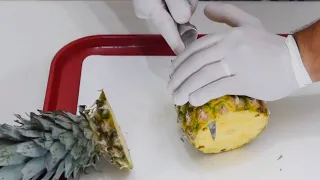 TUTORIAL FRUIT CENTER | ART WITH FRUIT with Pineapple Grapes and Orange