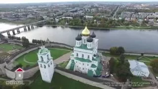 Аэросъемка города Псков (Кремль)