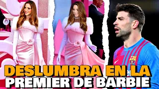 Shakira deslumbra en la Premier de Barbie y Triunfa en la Alfombra Vestida de la Muñeca de Mattel