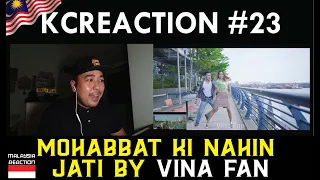 VINA FAN DUET SAMA GOVINDA ASLI ?? | PARODI MOHABBAT KI NAHIN JATI BY VINA FAN | KCREACTION 23