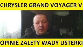 Chrysler Grand Voyager V opinie, recenzja, zalety, wady, usterki, silnik, spalanie, ceny, używane?