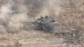 Мгновенная гибель танка Т-90М