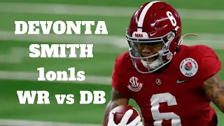 Devonta Smith 1on1s Breakdown WR vs. DB