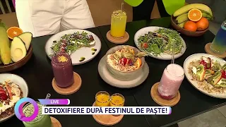 Detoxifiere după festinul de Paște!